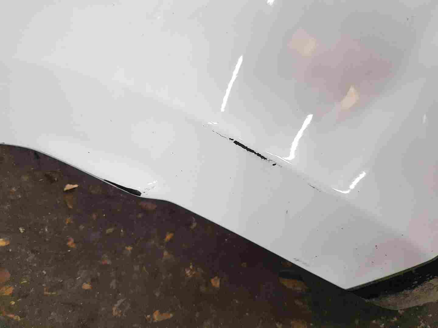 Thumb 3 Renault Clio MK4 2013-2018 Rear Bumper White Ov369 + Reverse Sensors