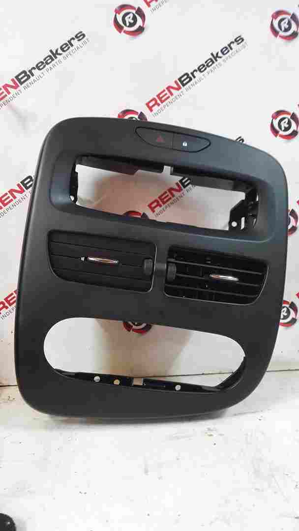 Renault Clio MK4 2013-2019 Centre Heater Vents Heater Surround Panel hazard lock
