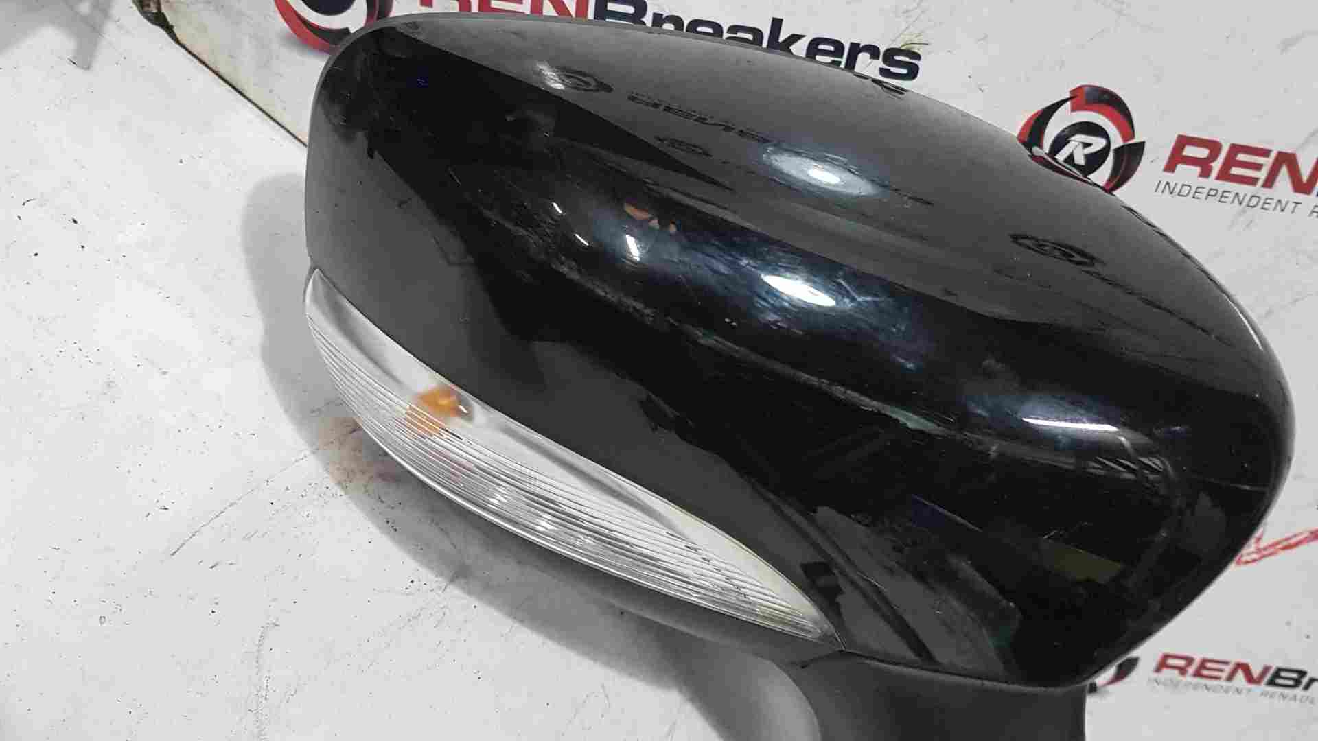 Thumb 5 Renault Clio MK4 2013-2019 Drivers Os OSF Wing Mirror Black Tegne marks