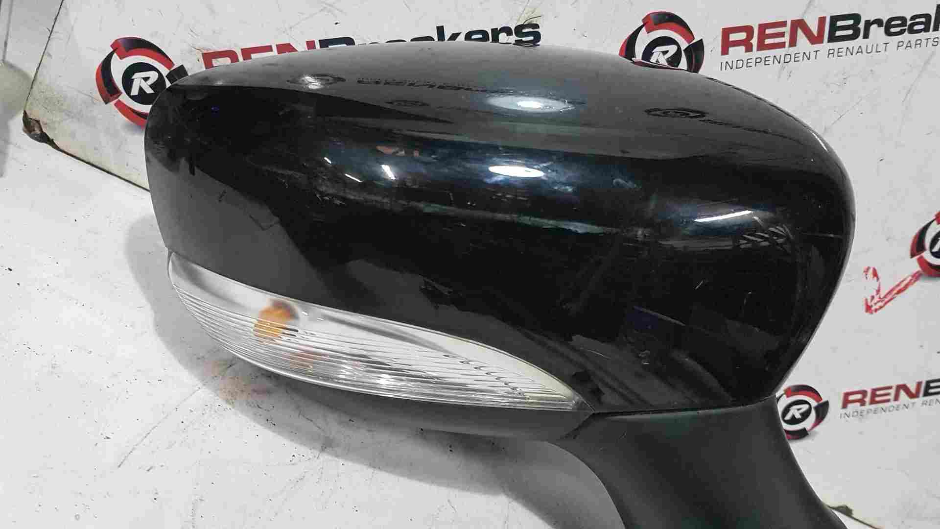 Thumb 4 Renault Clio MK4 2013-2019 Drivers Os OSF Wing Mirror Black Tegne marks