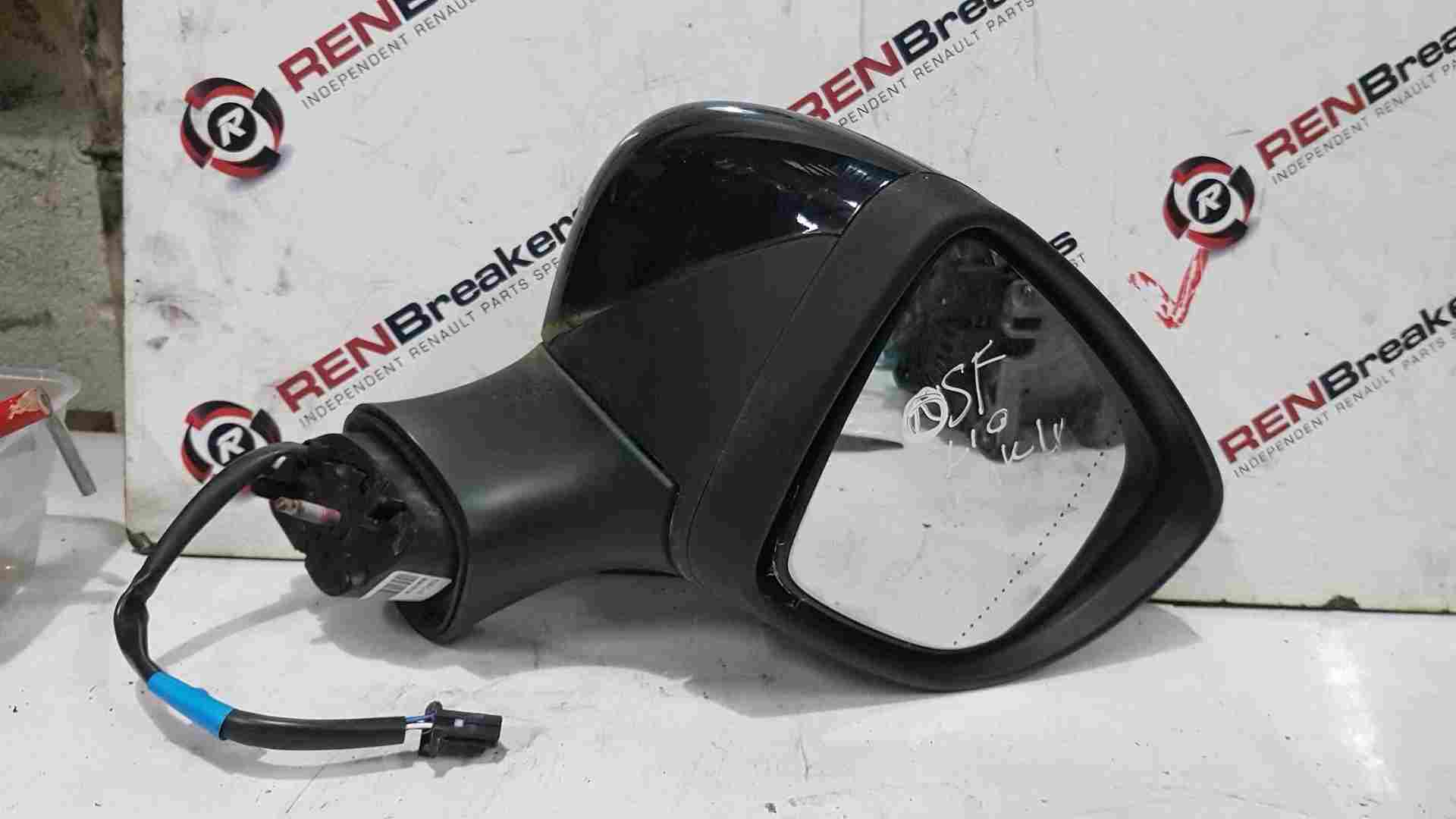 Thumb 3 Renault Clio MK4 2013-2019 Drivers Os OSF Wing Mirror Black Tegne marks
