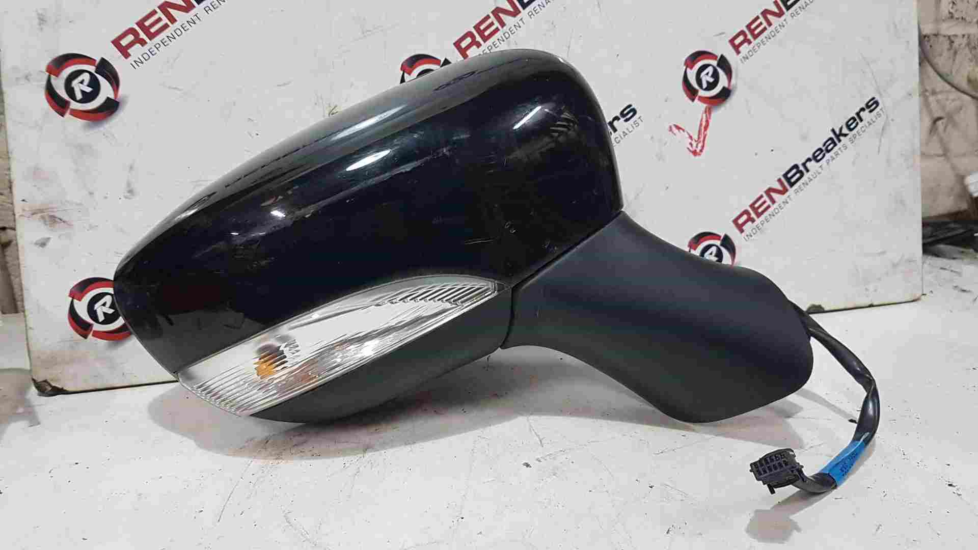 Thumb 6 Renault Clio MK4 2013-2019 Drivers Os OSF Wing Mirror Black Tegne marks