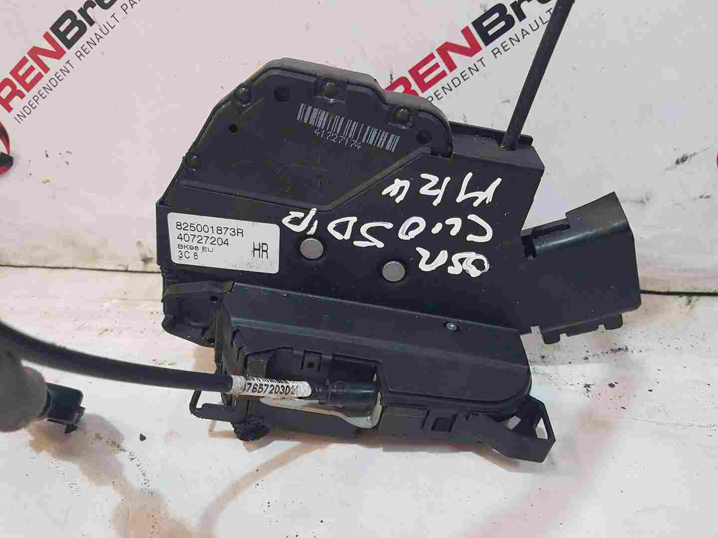 Thumb 5 Renault Clio MK4 2013-2019 Drivers OSR Rear Door Lock Mechanism 6 pin 825001873R