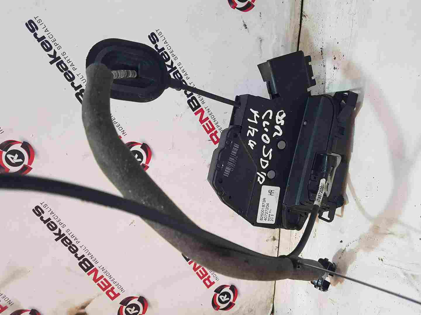 Thumb 6 Renault Clio MK4 2013-2019 Drivers OSR Rear Door Lock Mechanism 6 pin 825001873R