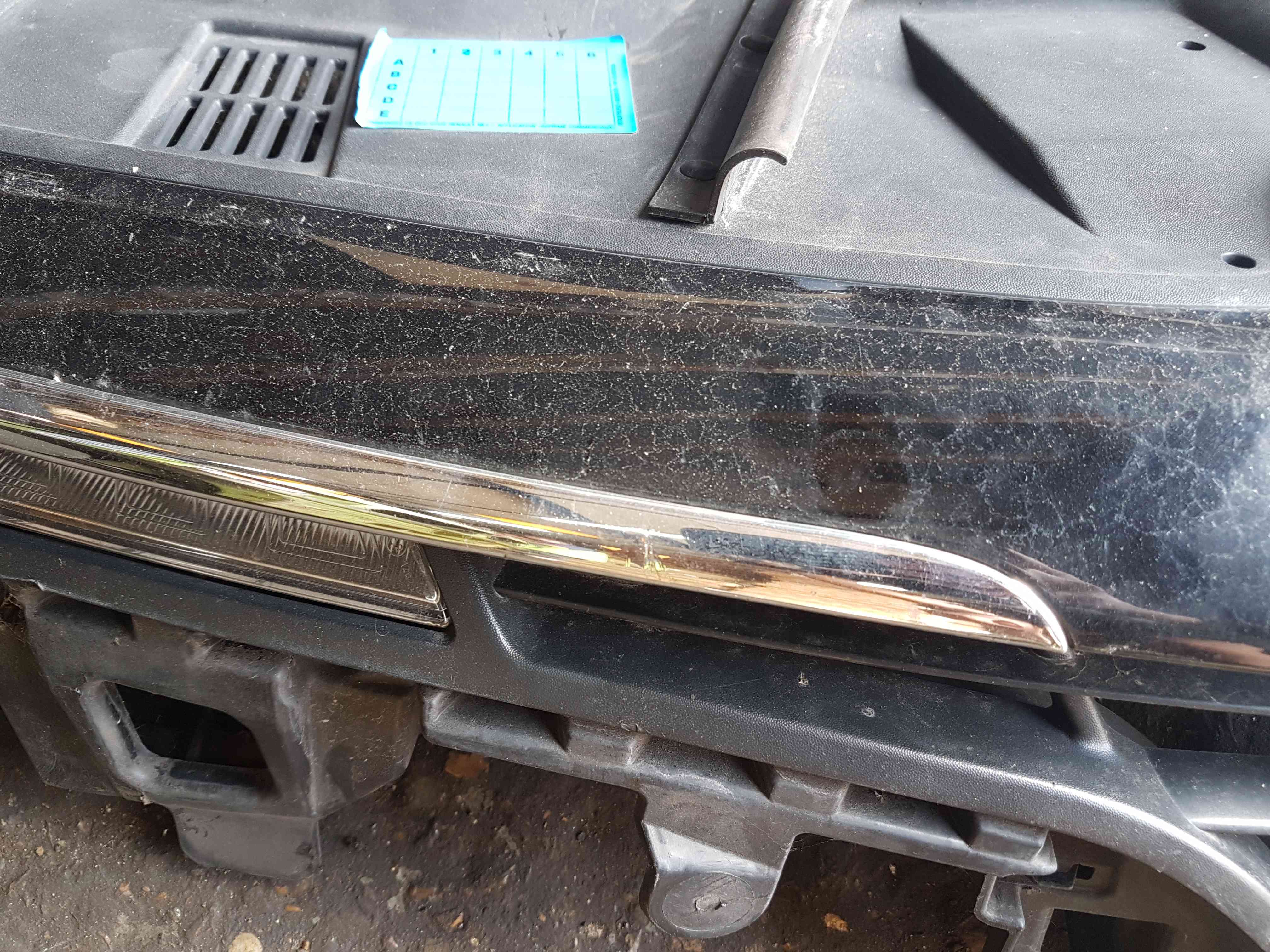 Thumb 4 Renault Clio MK4 2013-2019 Front Bumper Grille Support Plate Black Chrome