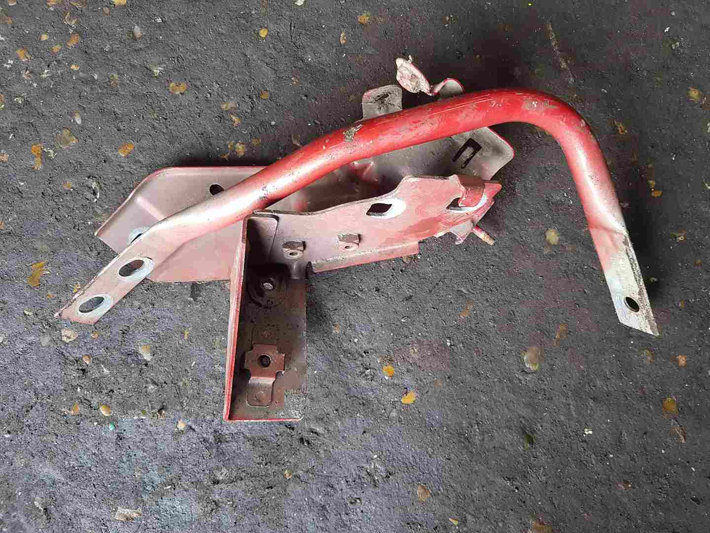 Thumb 3 Renault Clio MK4 2013-2019 Passenger NSF Front Bumper Support Brackets RED Set