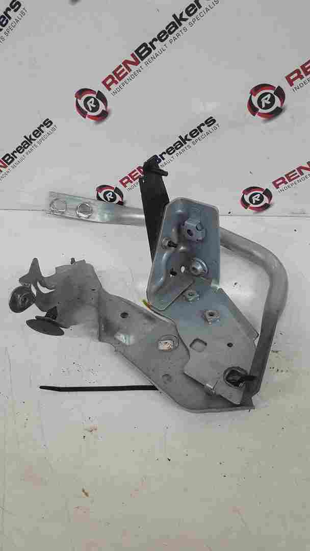 Thumb 2 Renault Clio MK4 2013-2019 Passenger NSF Front Bumper Wing Bracket SET White 369