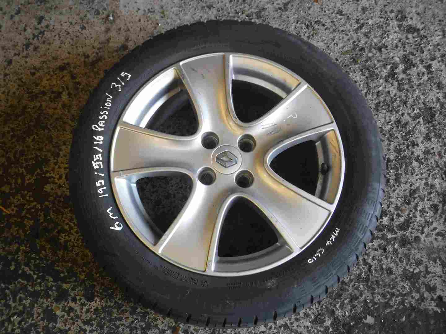 Renault Clio MK4 2013-2019 Passion Alloy Wheel 16Inch 3/5 103006502R