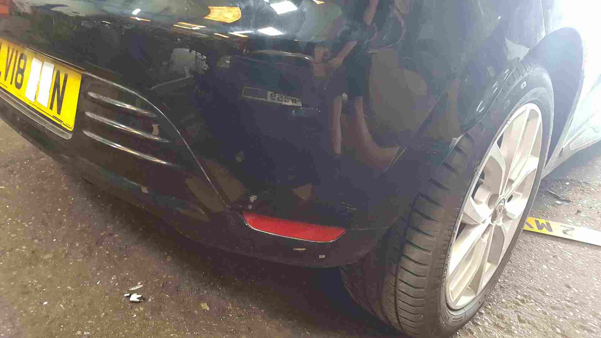 Thumb 4 Renault Clio MK4 2013-2019 Rear Bumper Black Tegne 