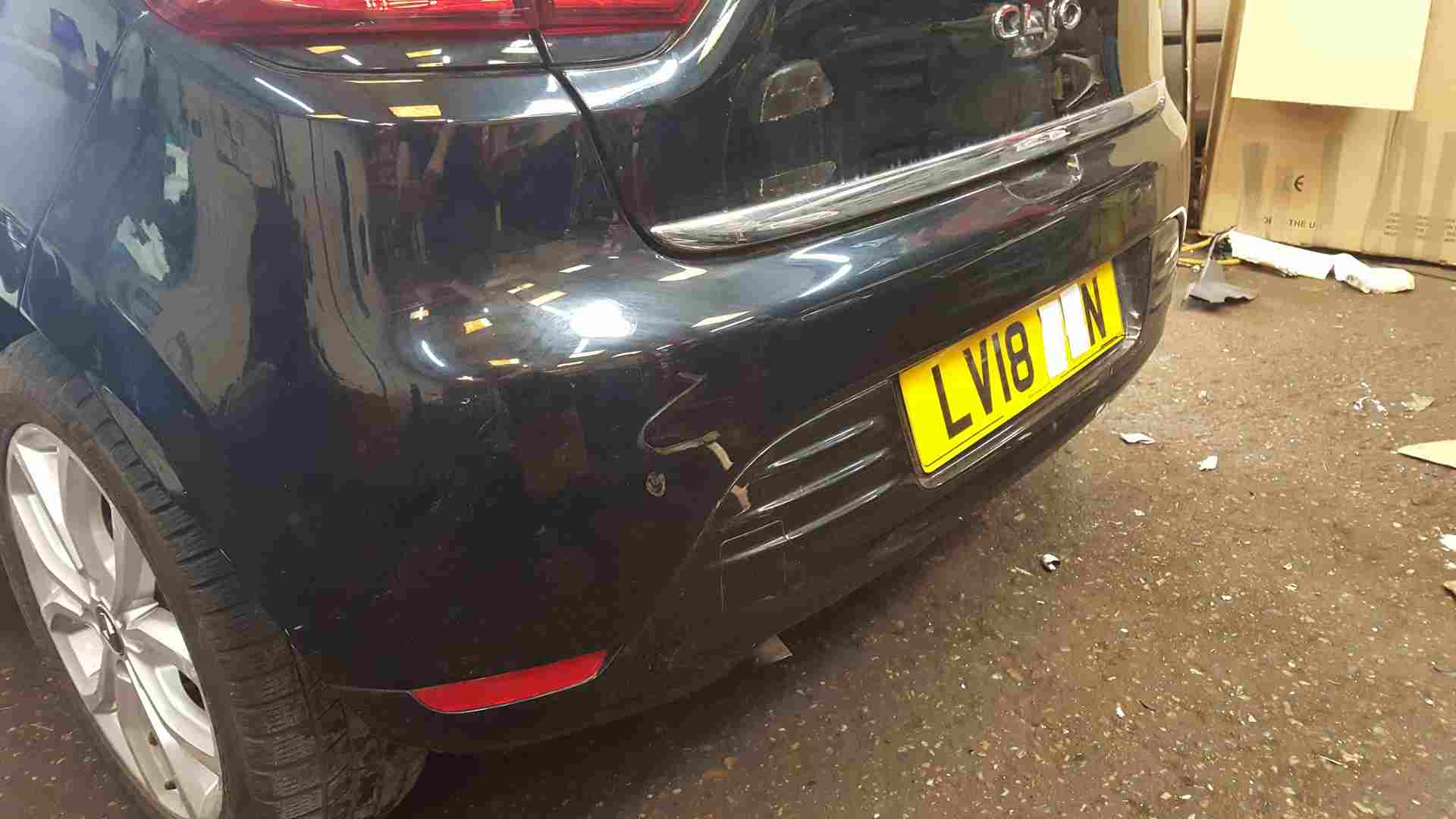 Thumb 3 Renault Clio MK4 2013-2019 Rear Bumper Black Tegne 