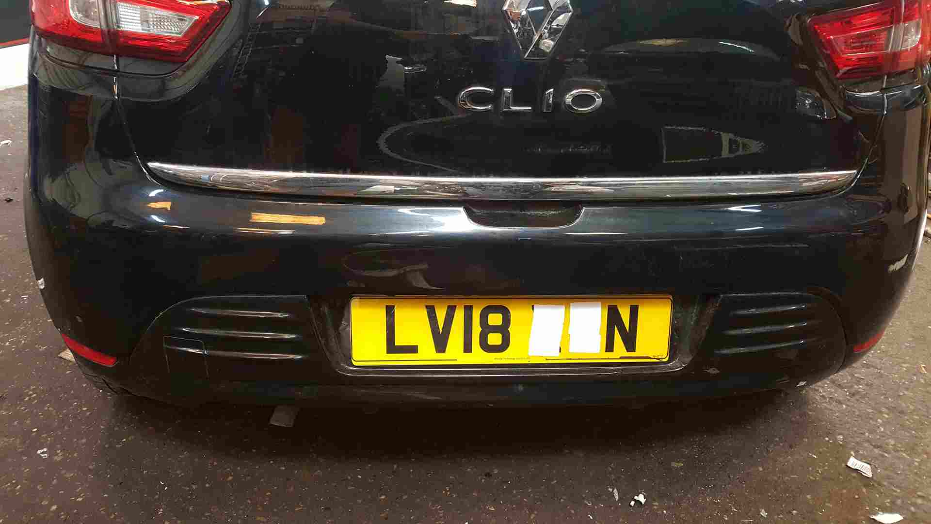 Thumb 2 Renault Clio MK4 2013-2019 Rear Bumper Black Tegne 