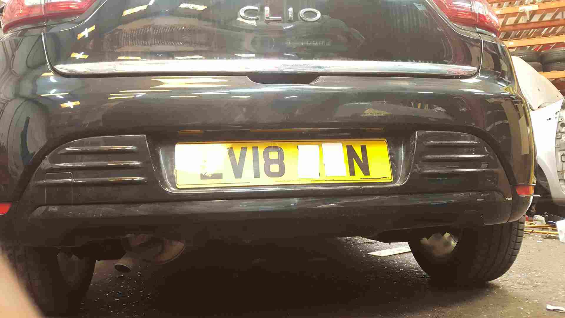 Renault Clio MK4 2013-2019 Rear Bumper Black Tegne 