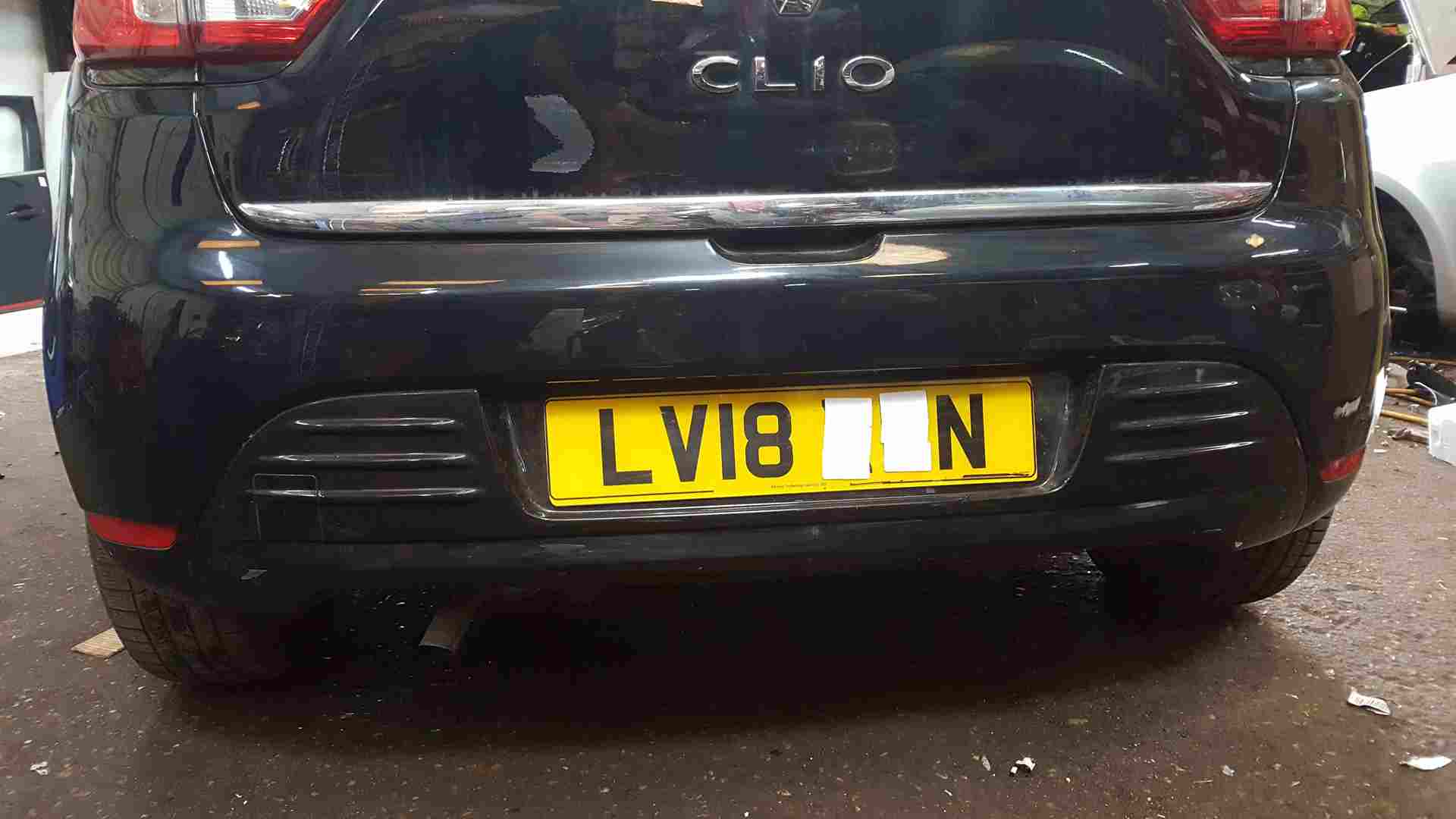 Thumb 7 Renault Clio MK4 2013-2019 Rear Bumper Black Tegne 