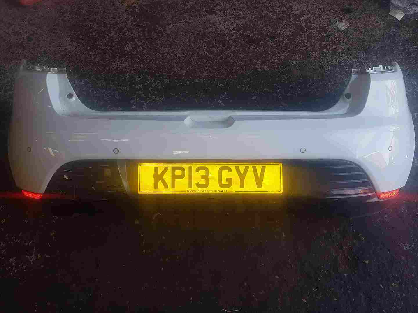Thumb 5 Renault Clio MK4 2013-2019 Rear Bumper White Ov369