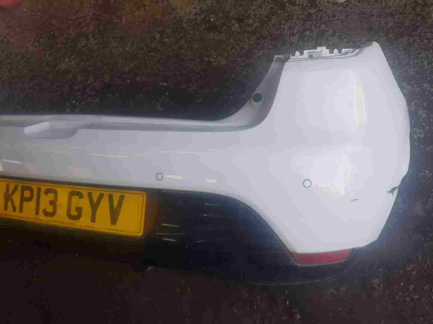 Thumb 4 Renault Clio MK4 2013-2019 Rear Bumper White Ov369