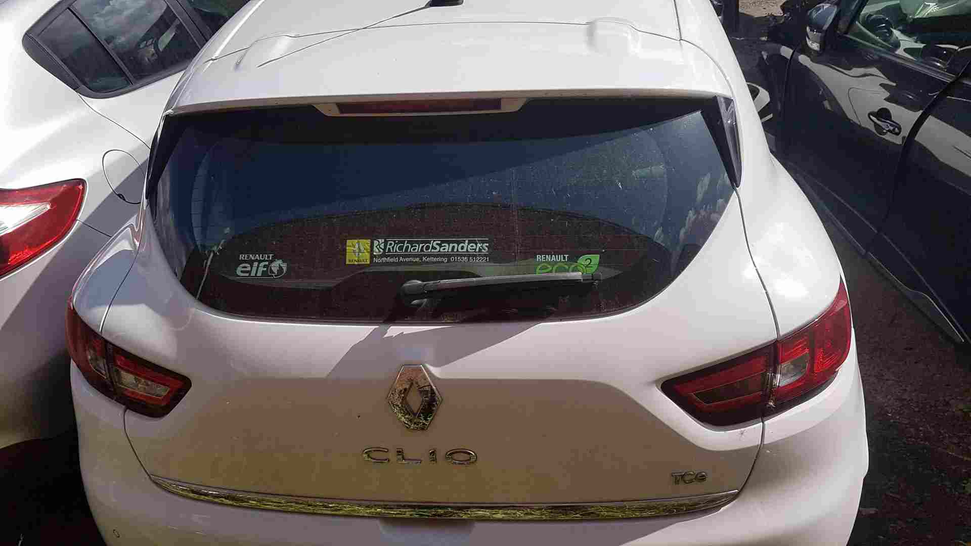 Thumb 3 Renault Clio MK4 2013-2019 Rear Tailgate Boot White Ov369 SILVER STRIP
