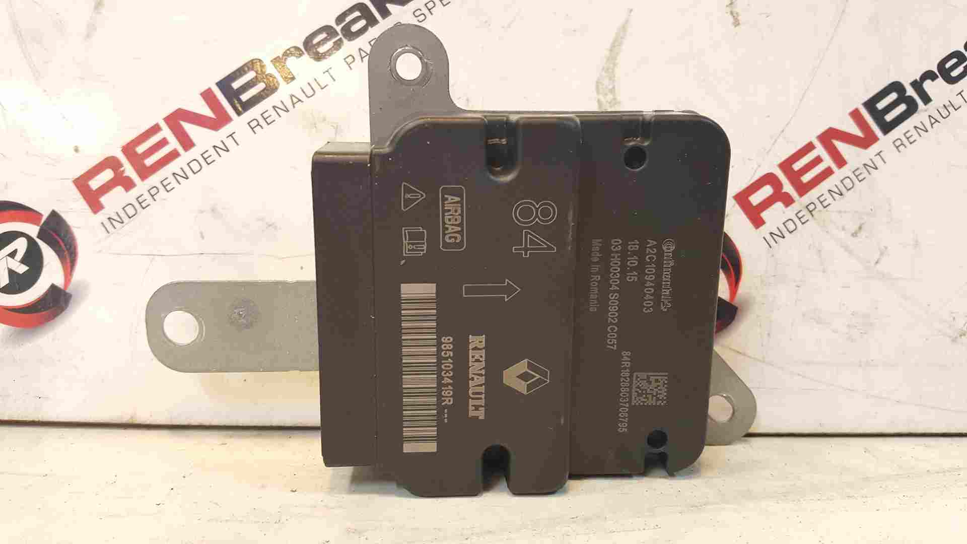 Thumb 5 Renault Clio MK4 2016-2019 Airbag Control Module Deployed/Data Stored 985103419R