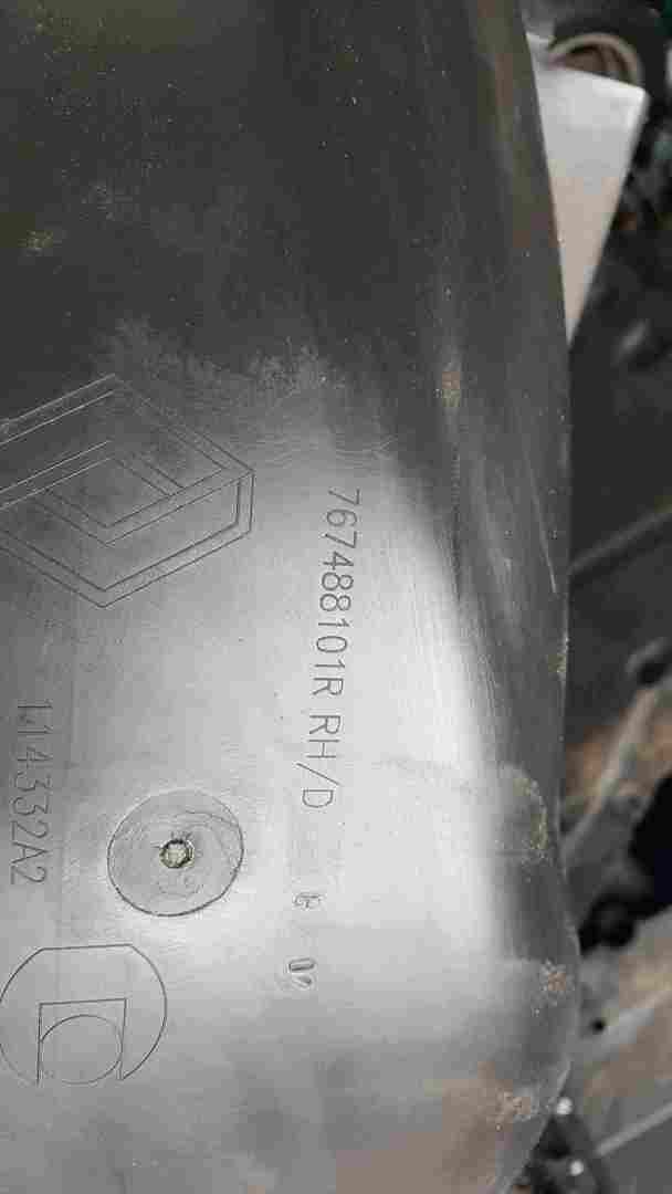 Thumb 2 Renault Clio MK5 2019-2021 Drivers OSR Rear Arch Liner 767488101R