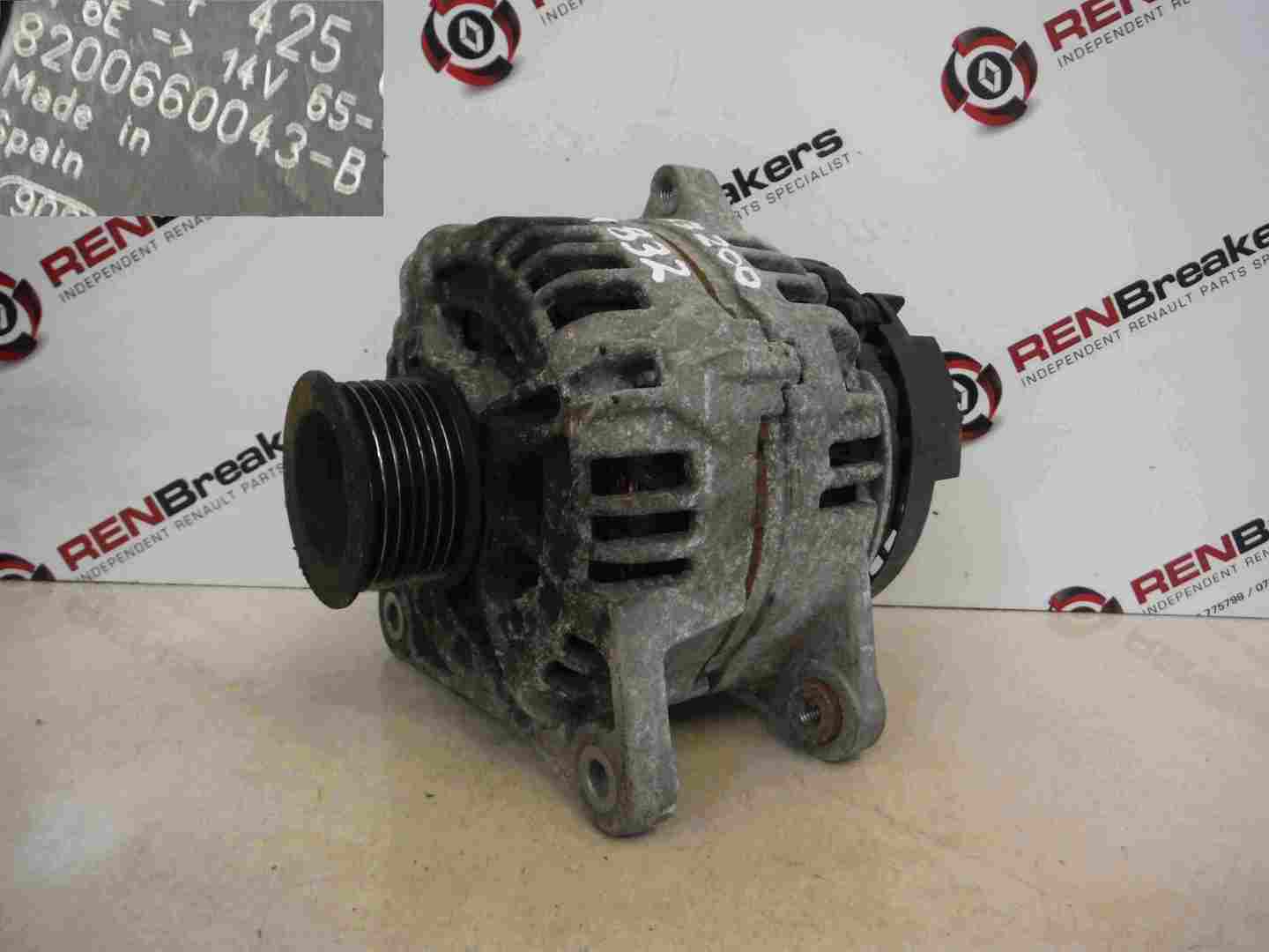 Renault Clio Sport 197 200 2006-2012 2.0 16v Alternator 8200660043