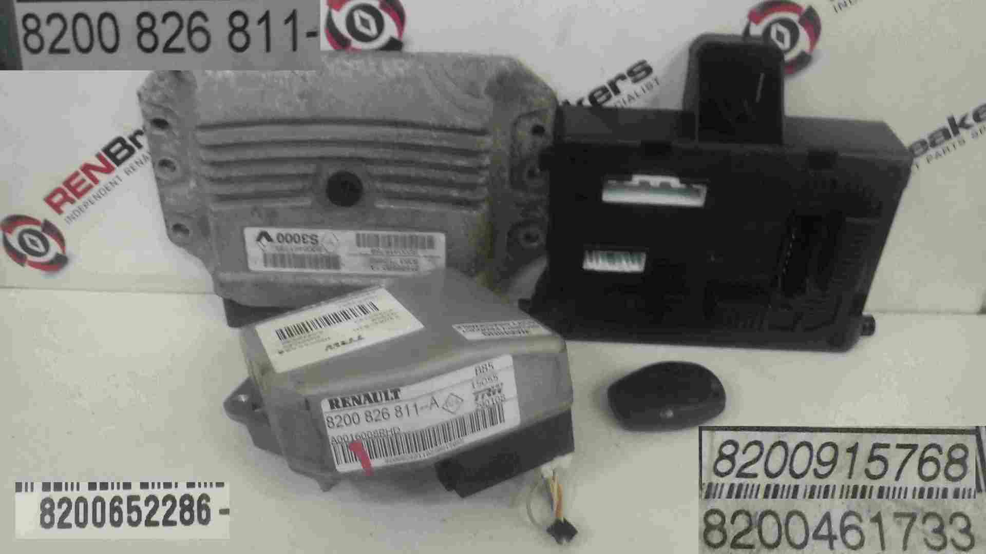 Renault Clio Sport 197 2005-2009 2.0 16v ECU Set Kit UCH BCM Compelete +Key