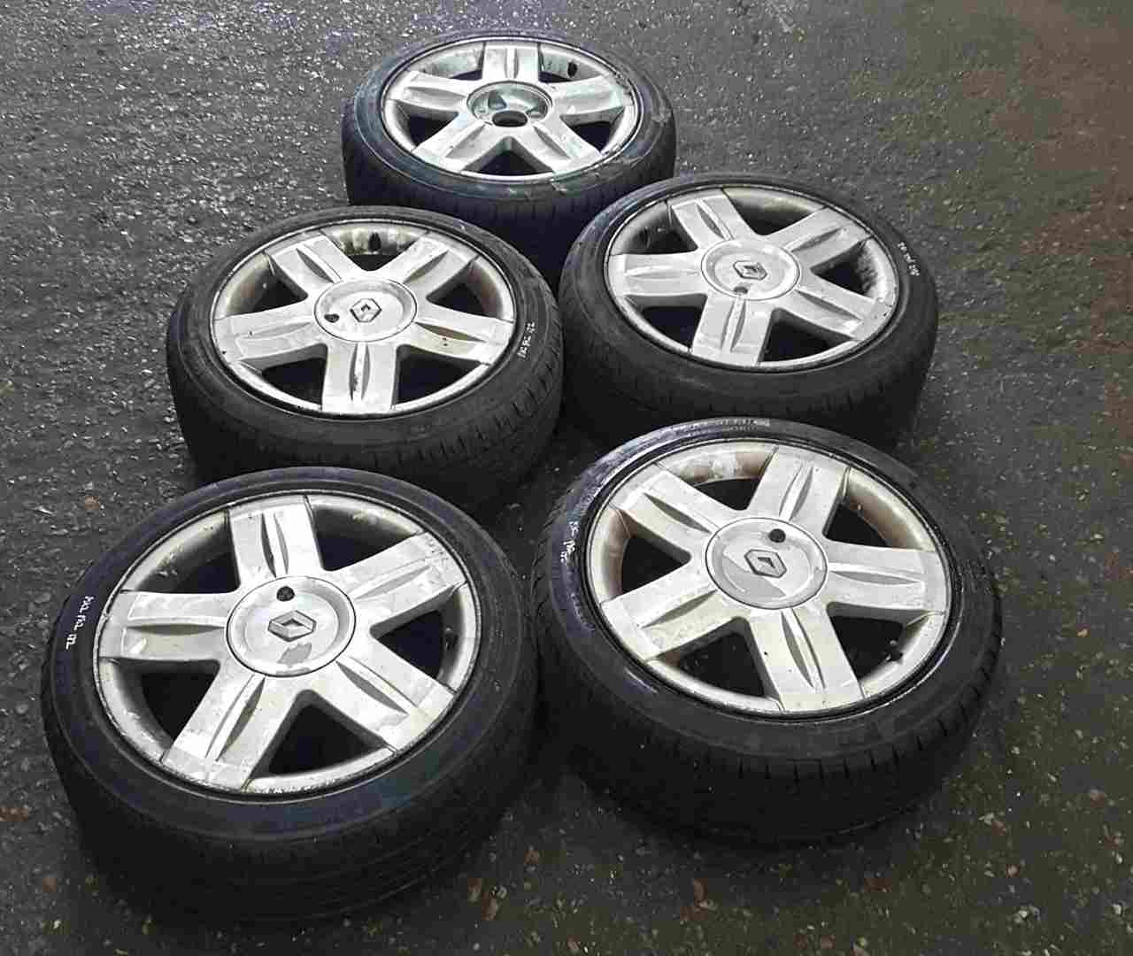 Renault Clio Sport 2001-2006 172 182 Alloy Wheel Set x5 4/5