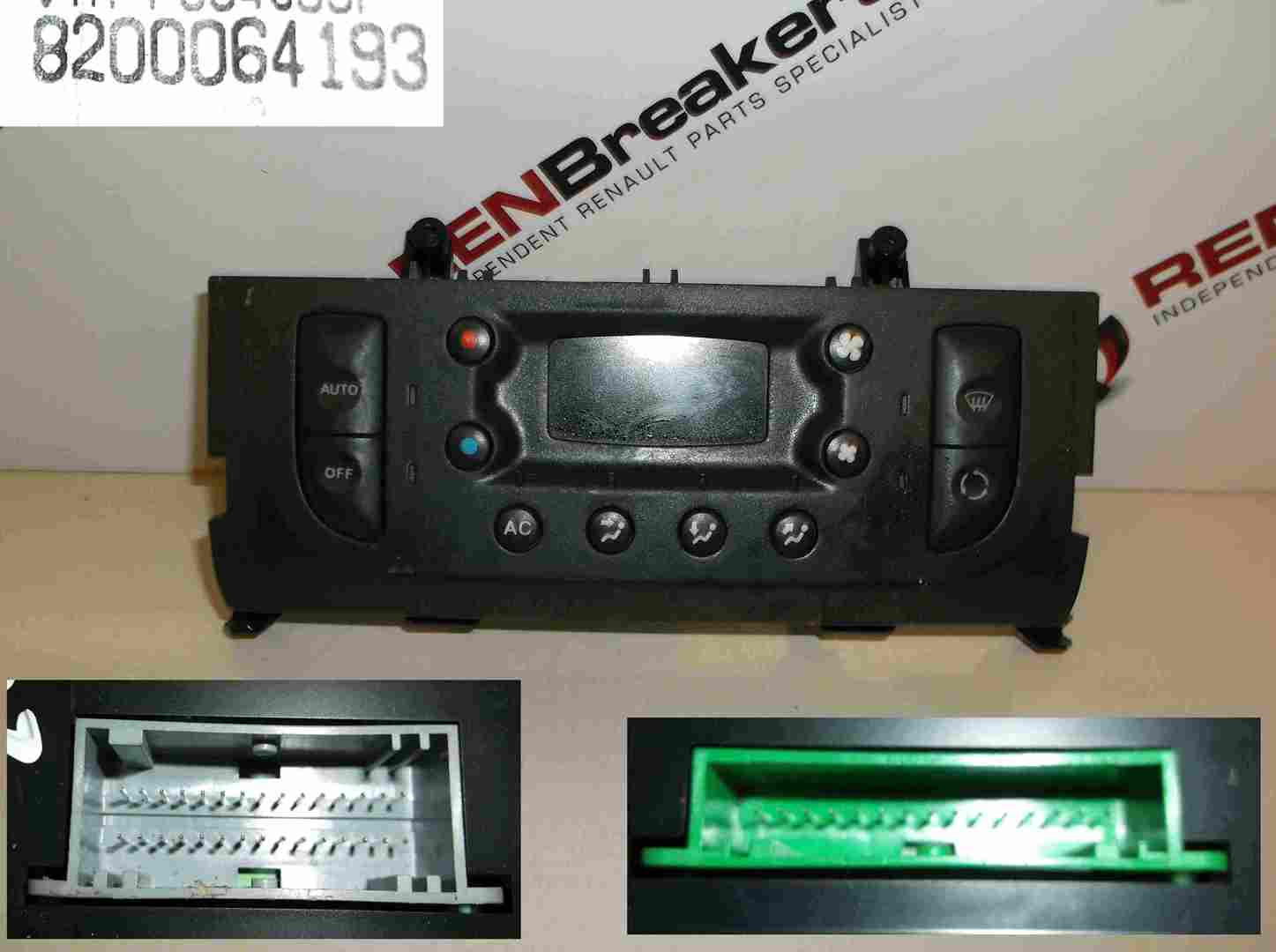 Renault Clio Sport 2001-2006 172 182 Digital Heater Controls 8200352853