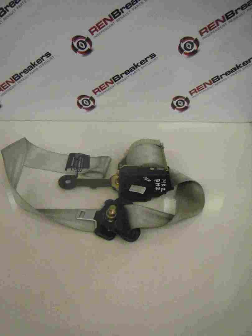 Renault Clio Sport 2001-2006 172 182 Drivers OSF Front Seat Belt Light Grey