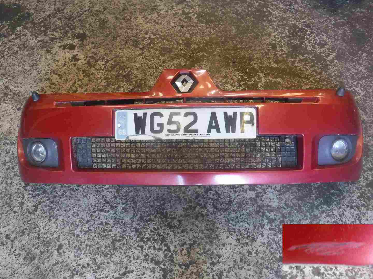 Renault Clio Sport 2001-2006 172 182 Front Bumper Red TEB76