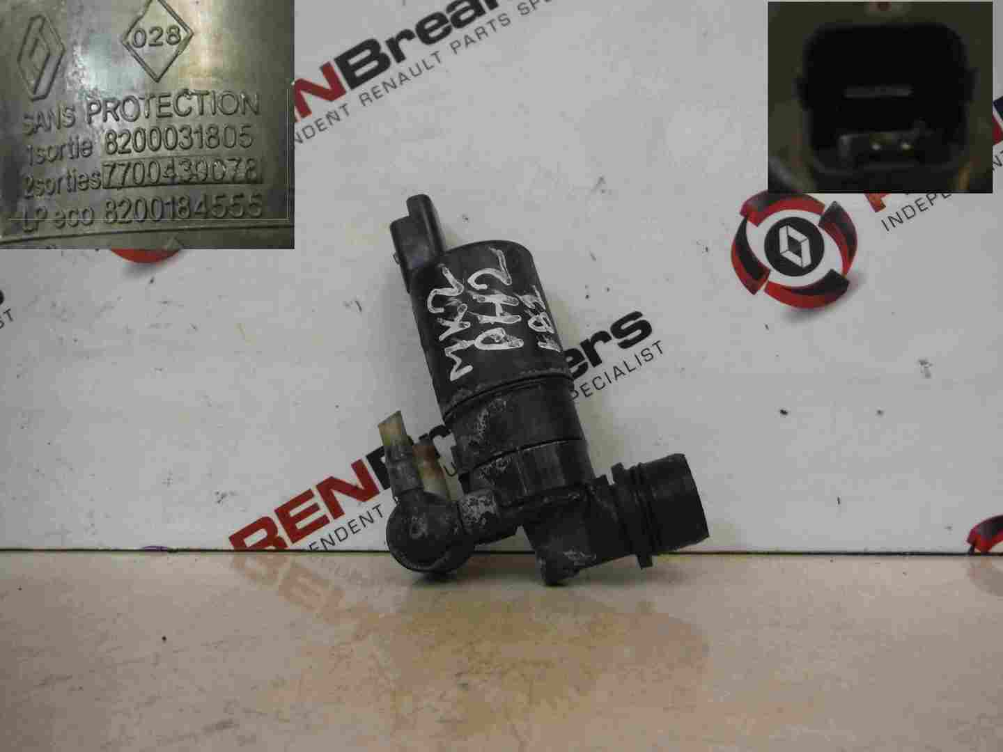 Renault Clio Sport 2001-2006 172 182 Windscreen Wiper Washer Pump 8200031805