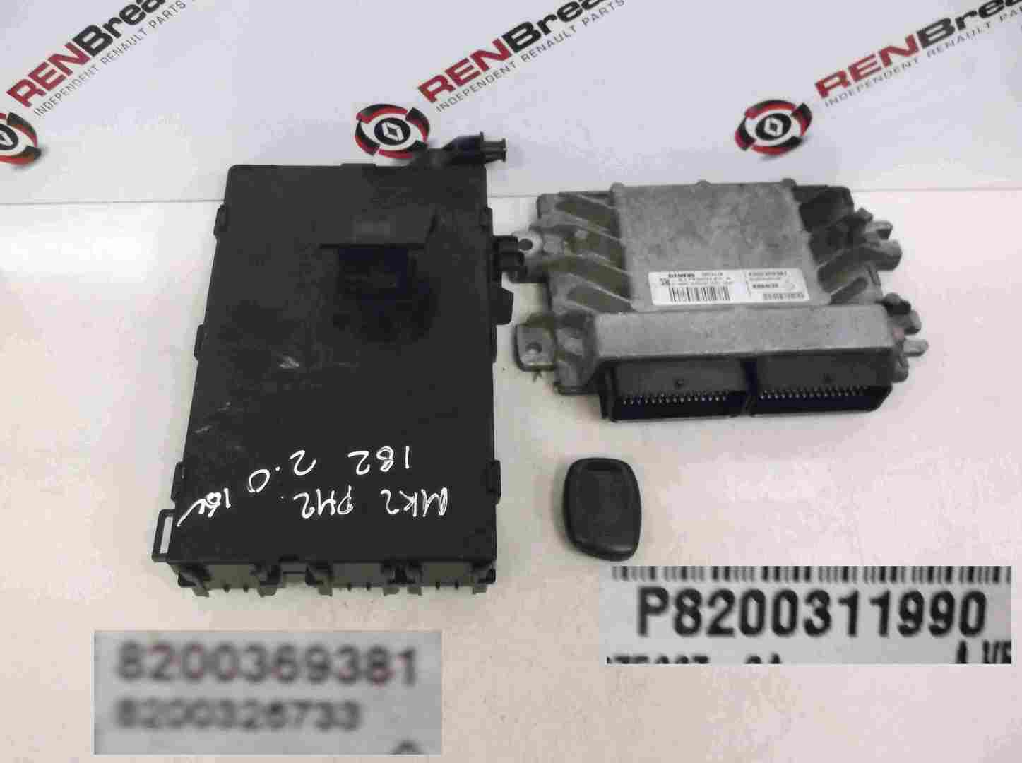 Renault Clio Sport 2001-2006 182 2.0 16v ECU Set UCH Kit Immobilizer  key