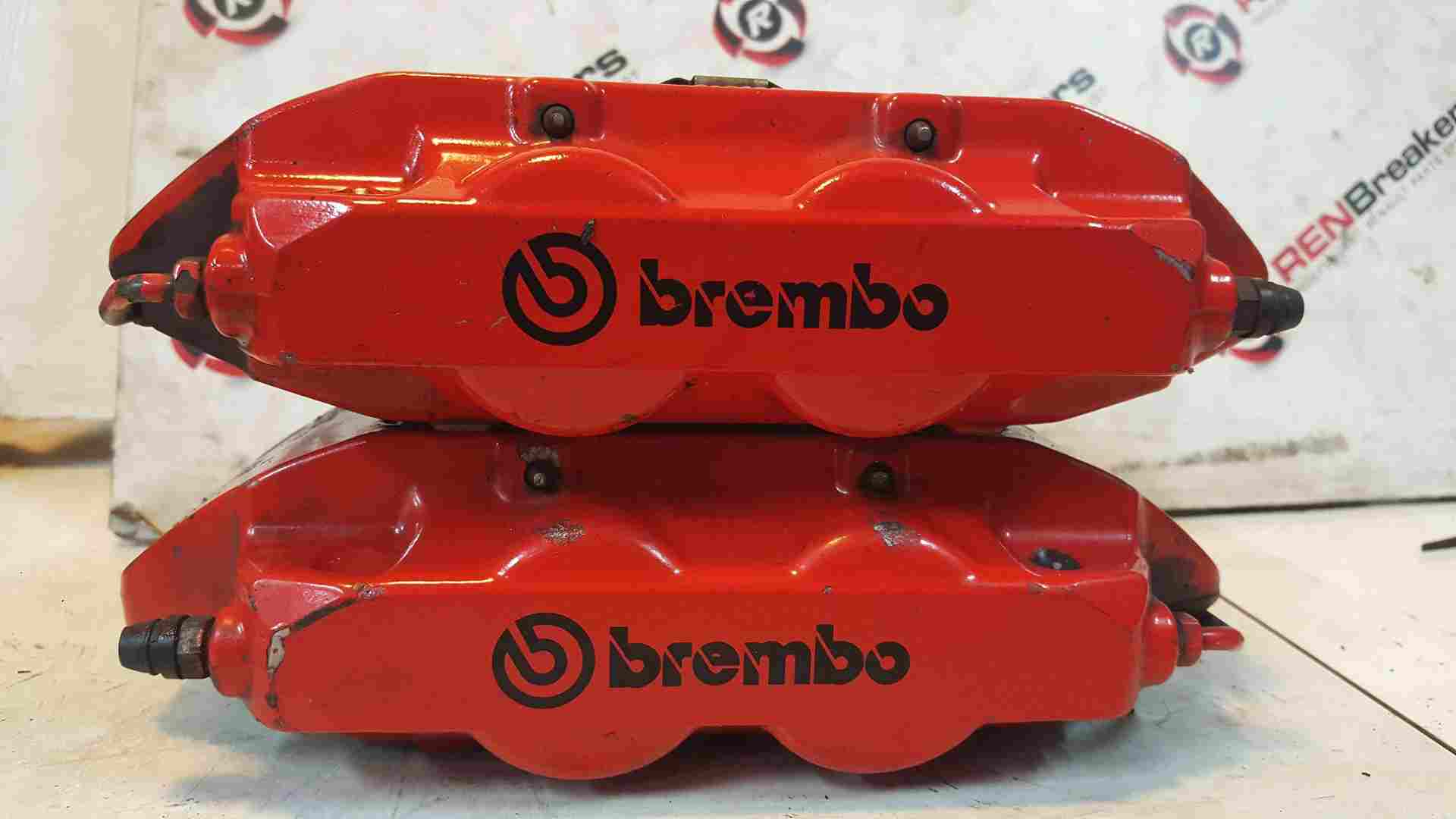 Renault Clio Sport 2005-2012 197 200 2.0 Brembo Front Brake Calipers Pair RED 
