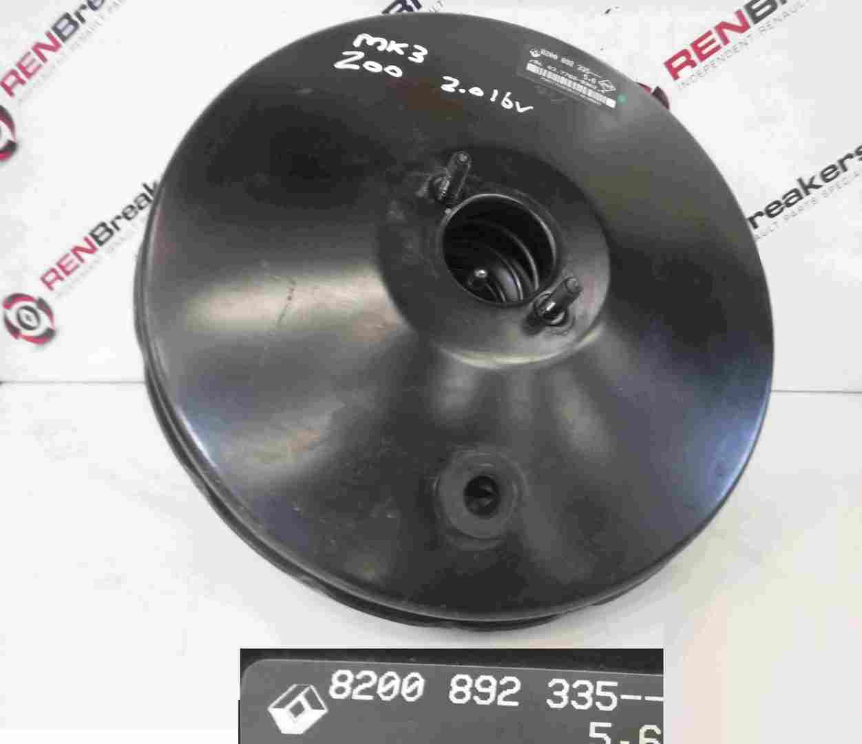 Renault Clio Sport 2009-2012 197 200 Brake Servo Unit 8200892335