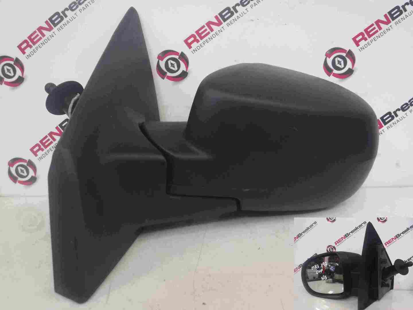 Renault Clio Sport 2009-2012 200 Passenger NS Wing Mirror Plain Black Manual