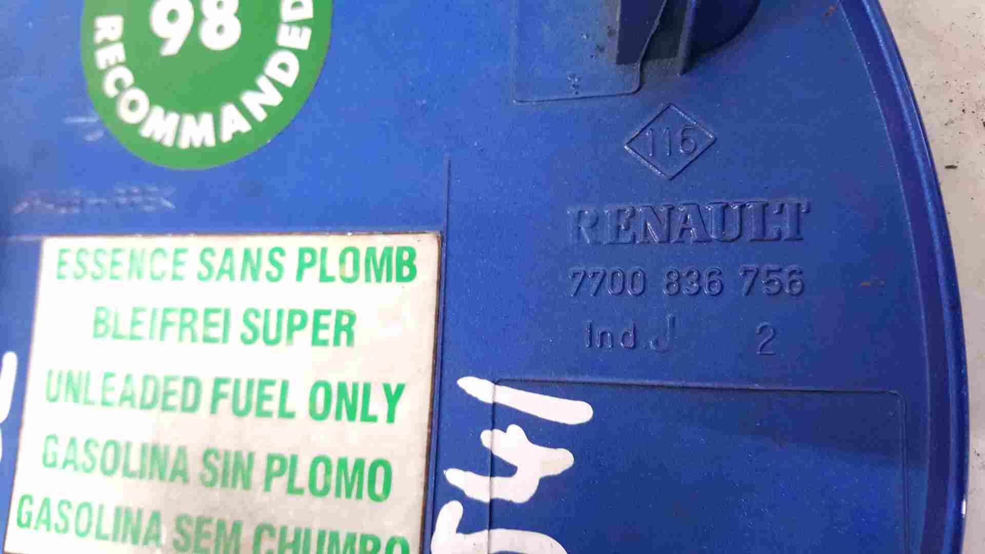Thumb 2 Renault Clio Sport MK2 2001-2006 172 182 Fuel Flap Cover Blue TEJ41 7700836756