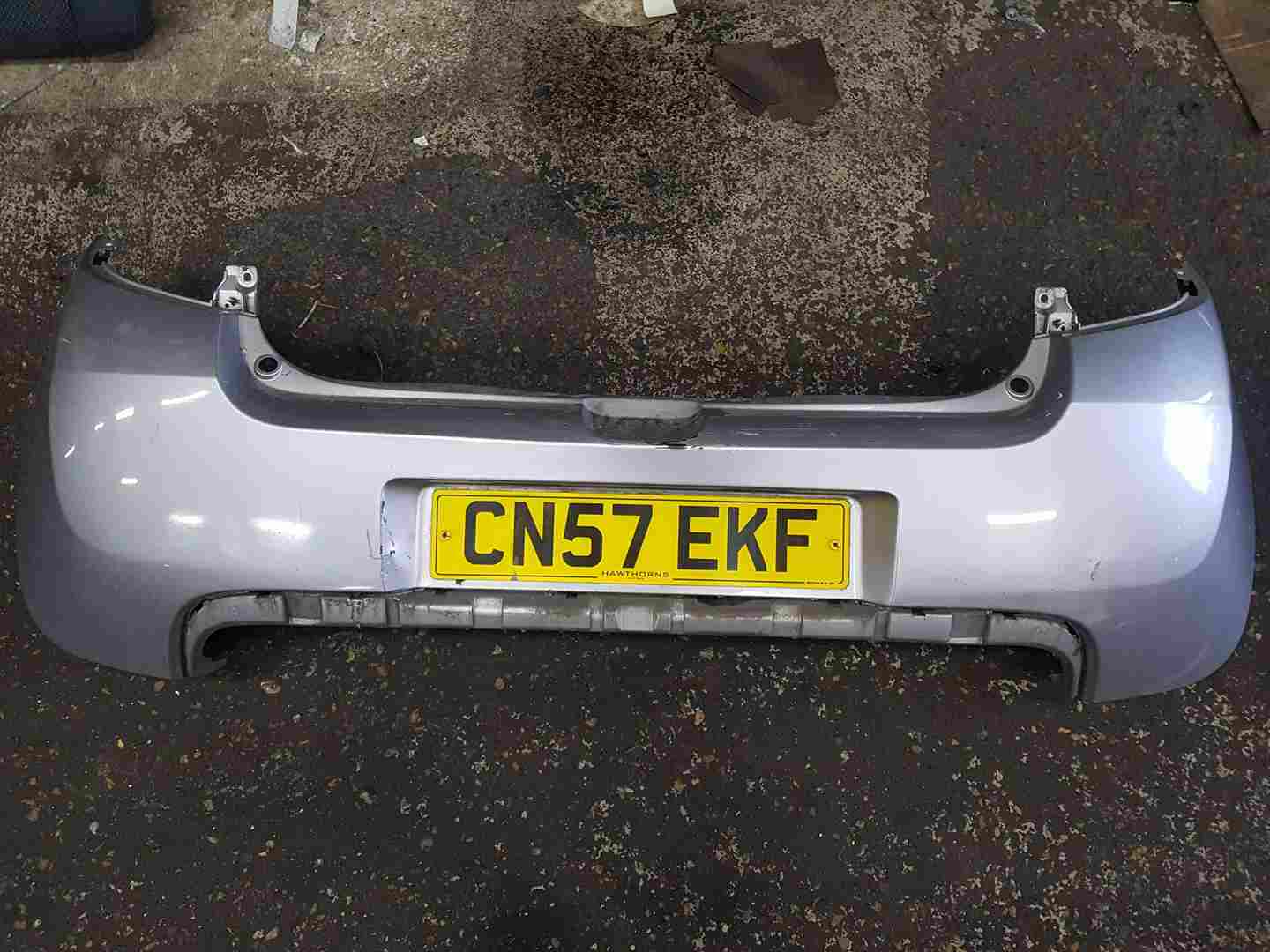 Thumb 8 Renault Clio Sport MK3 2005-2009 Rear Bumper Grey Silver Tef60