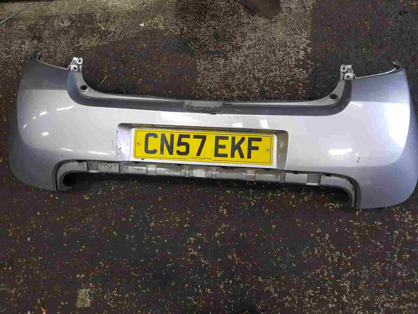 Thumb 2 Renault Clio Sport MK3 2005-2009 Rear Bumper Grey Silver Tef60