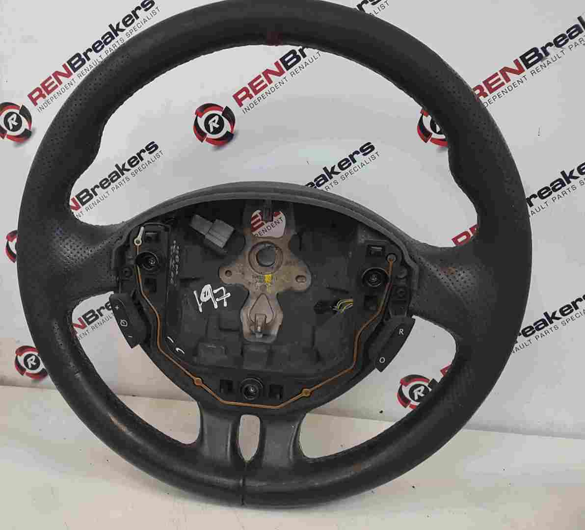 Renault Clio Sport MK3 2005-2012 197 200 Steering Wheel Red Stitching 3/5