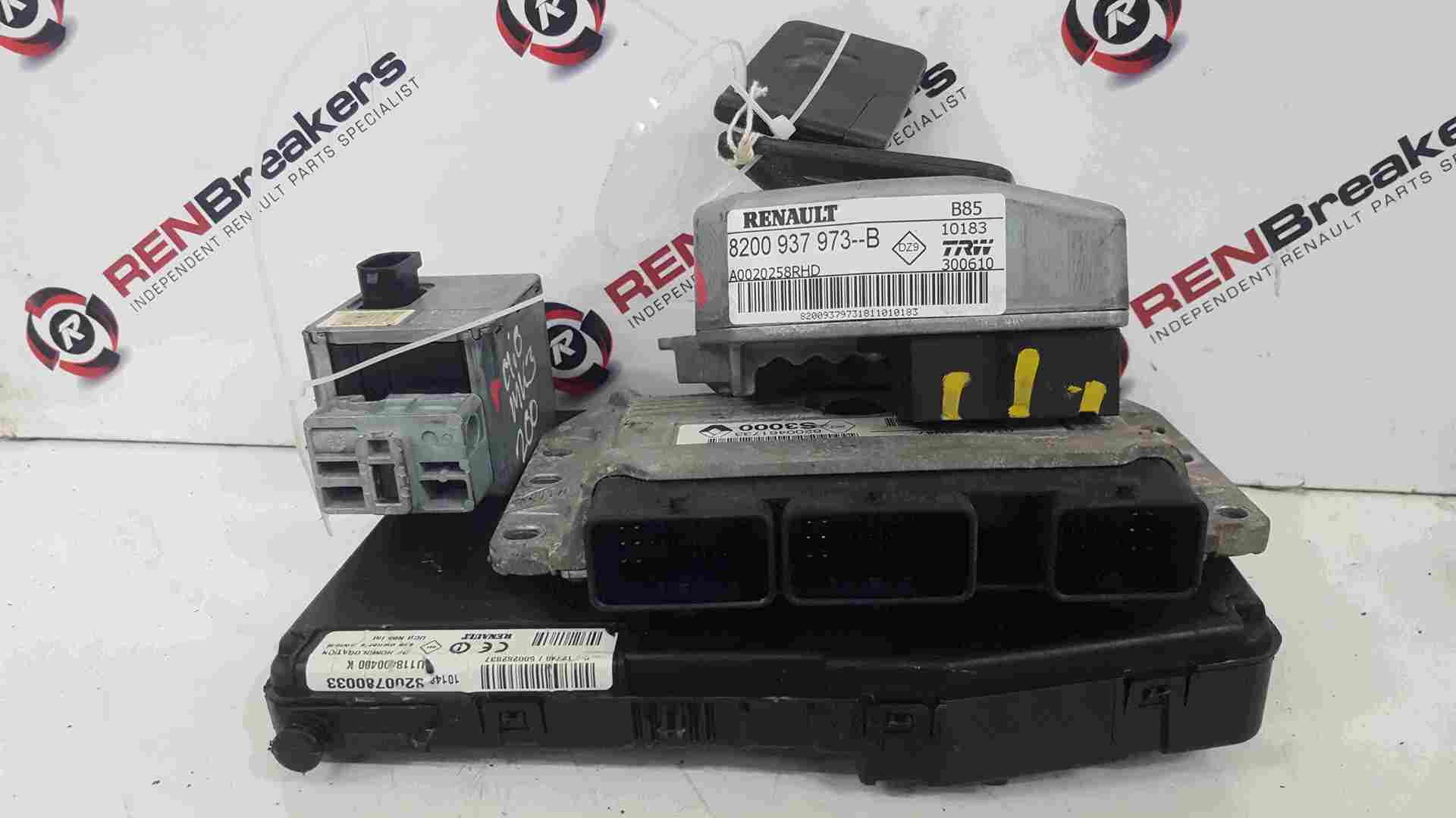Thumb 4 Renault Clio Sport MK3 2009-2012 200 2.0 ECU Set UCH BCM Immobiliser + Key Card