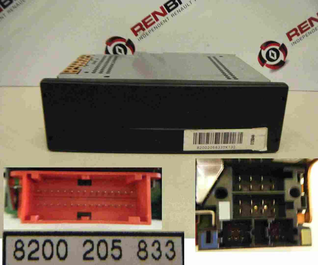 Renault Epsace 2003-2013 Head Unit Cd Player Tuner
