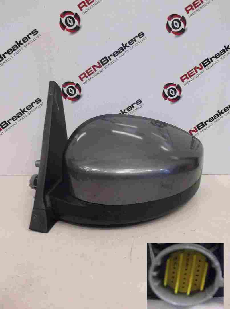 Renault Espace 2003-2006 Passenger NS Wing Mirror Grey NV603