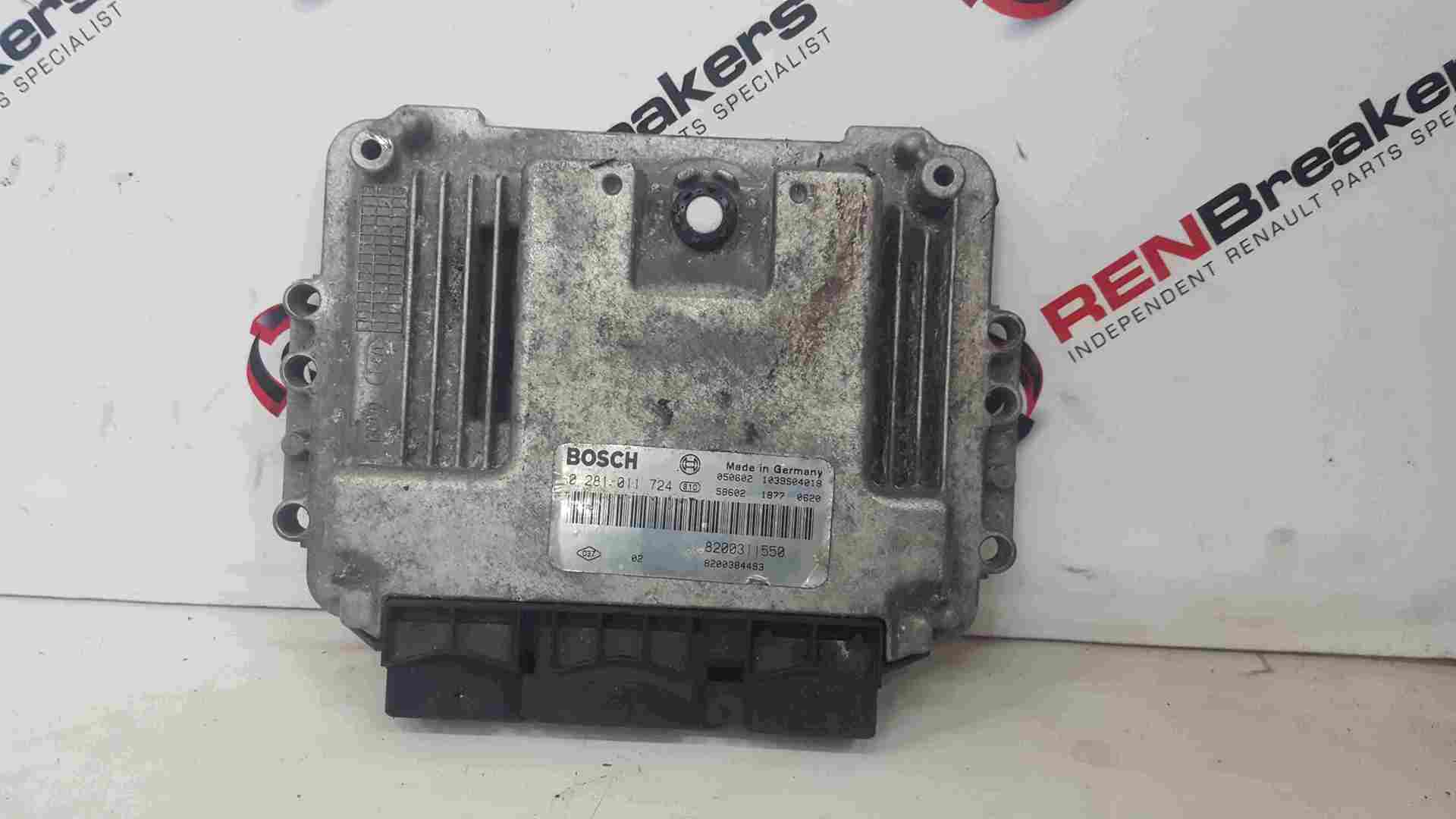 Renault Espace 2003-2013 2.2 DCi Engine Control Unit ECU 8200311550 8200384493