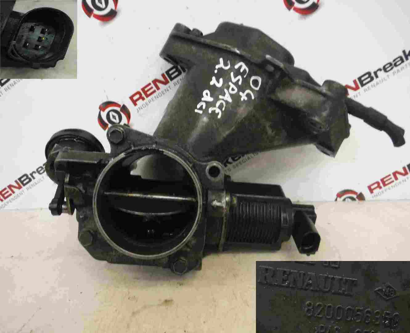 Renault Espace 2003-2013 2.2 dCi Throttle Body