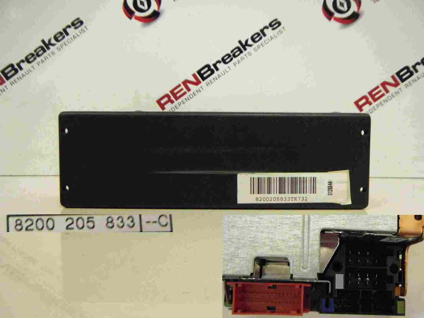 Renault Espace 2003-2013 CD Player Head Unit AMPLIFIER Tuner 8200205833