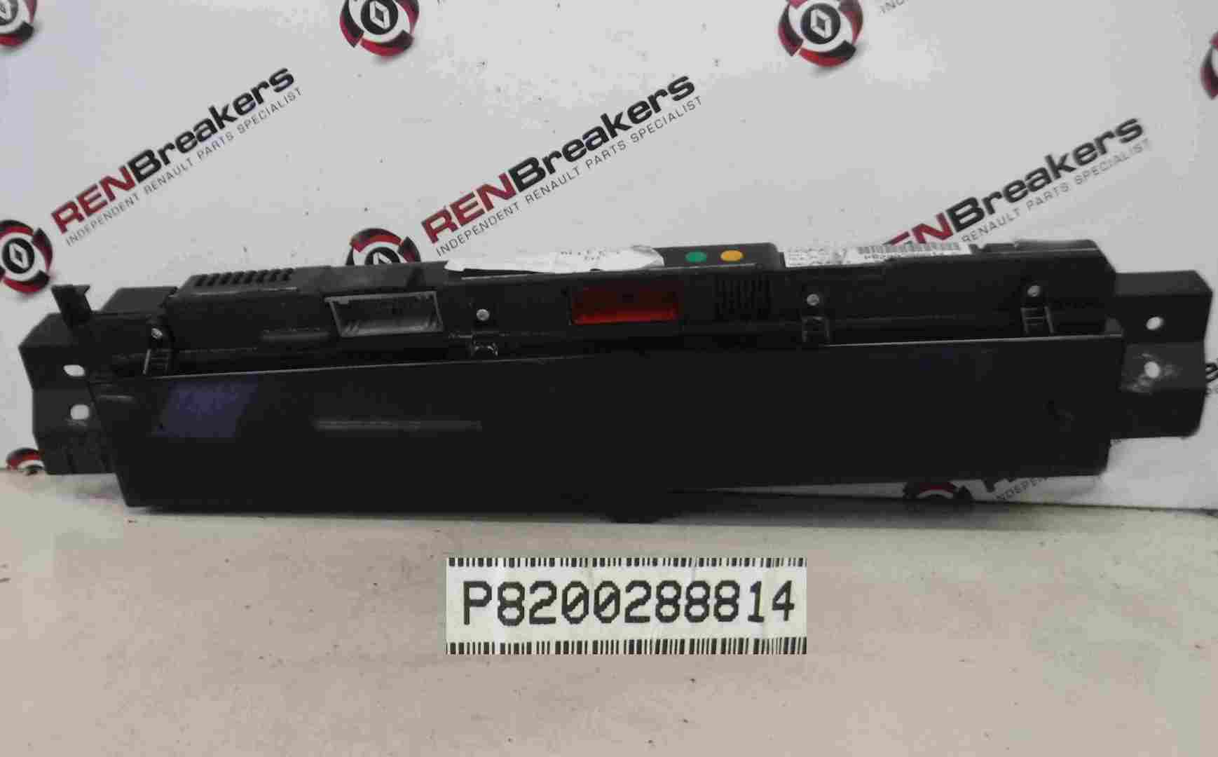 Renault Espace 2003-2013 Dashboard Instrument Panel Clocks No Miliage 8200288814