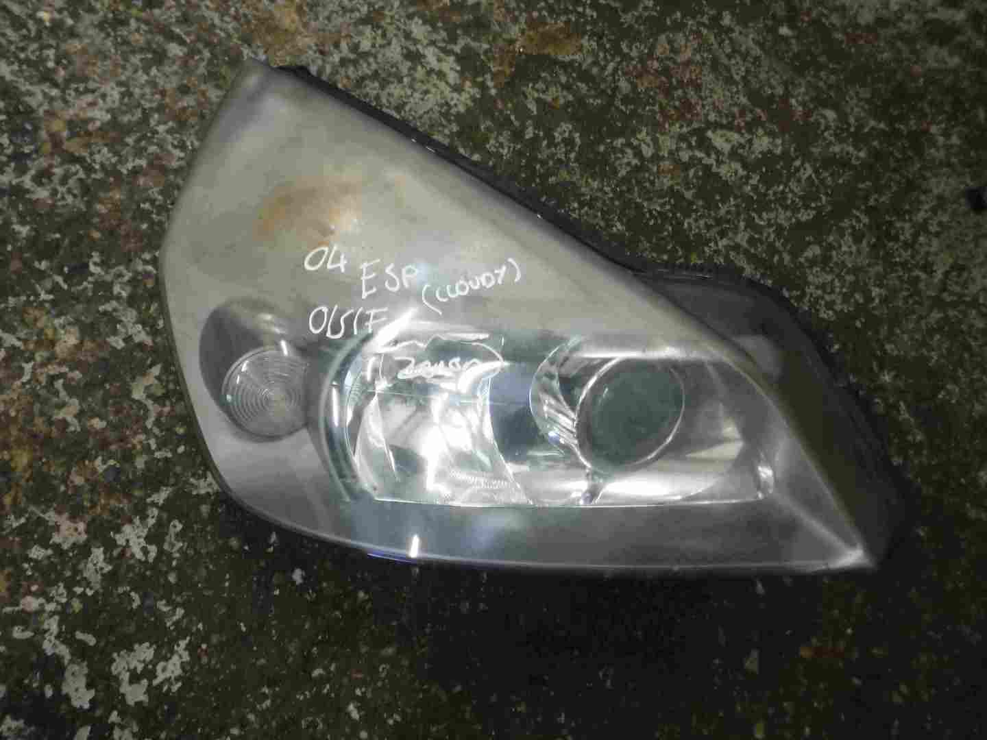 Renault Espace 2003-2013 Drivers OSF Front Headlight Lens Xenon Complete