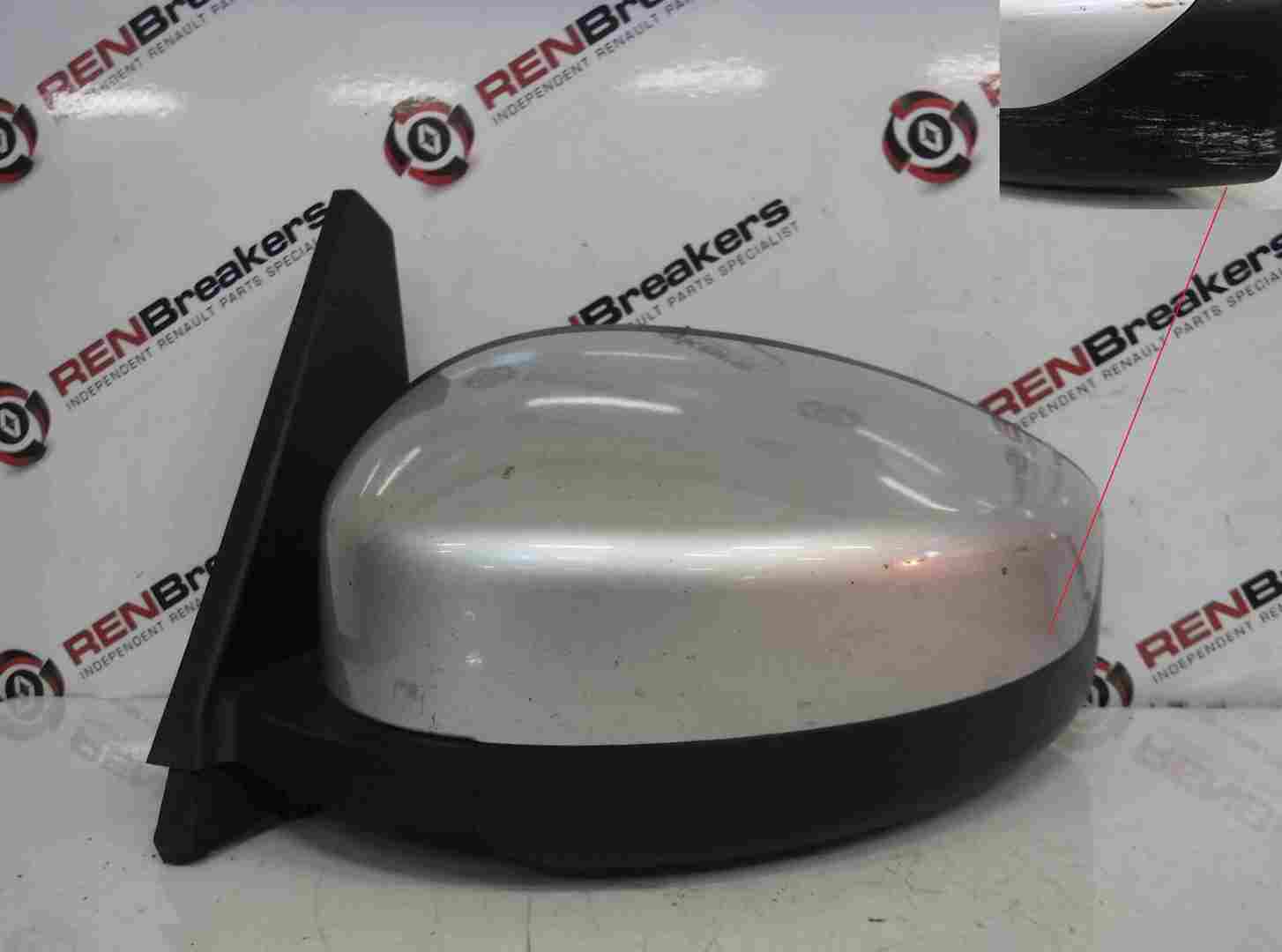 Renault Espace 2003-2013 Passenger NS Wing Mirror Silver TED69