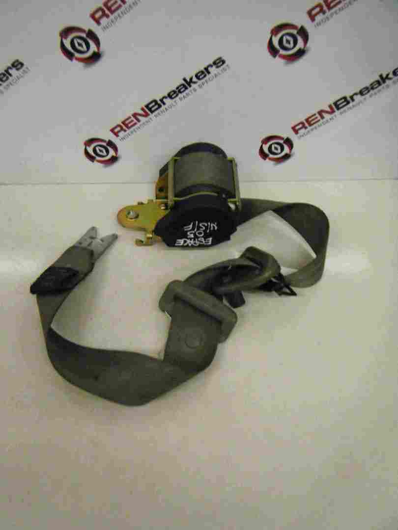 Renault Espace 2003-2013 Passenger NSF Front Seat Belt Light Grey Beige