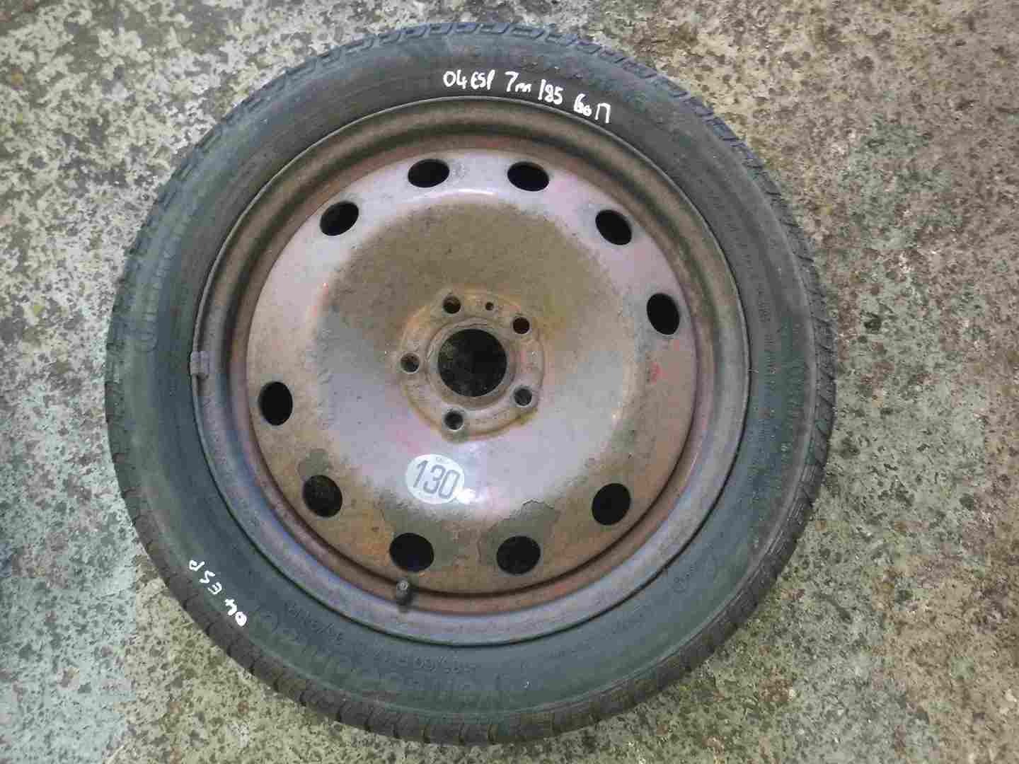 Renault Espace 2003-2013 Space Saver Spare Wheel + Tyre 185 60 17 7mm 3/5