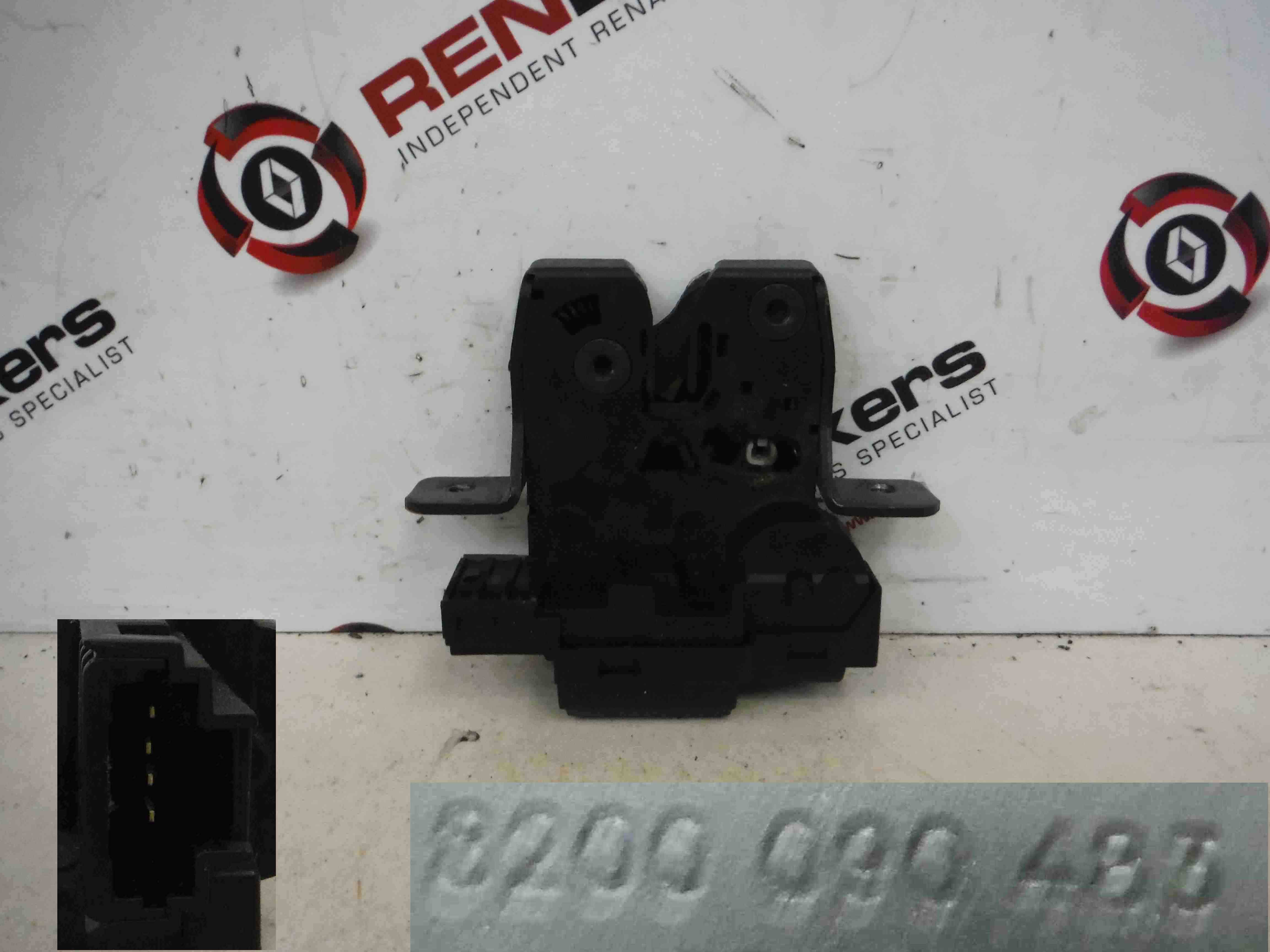Renault Espace 2003-2013 Tailgate Boot Central Locking Lock Mechanism 8200090484