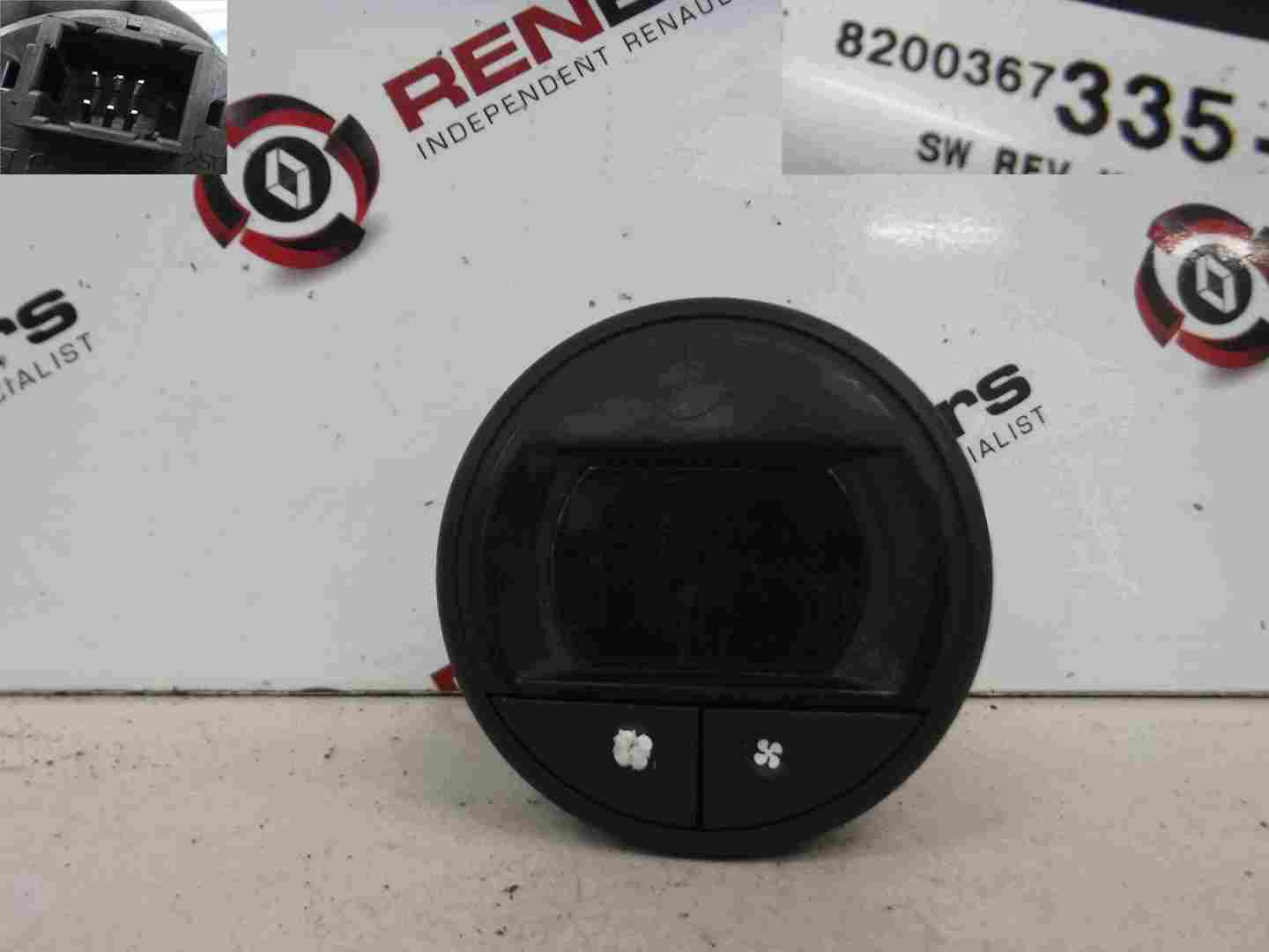 Renault Grand Espace 2003-2013 Drivers OSR Rear Door Heater Controls